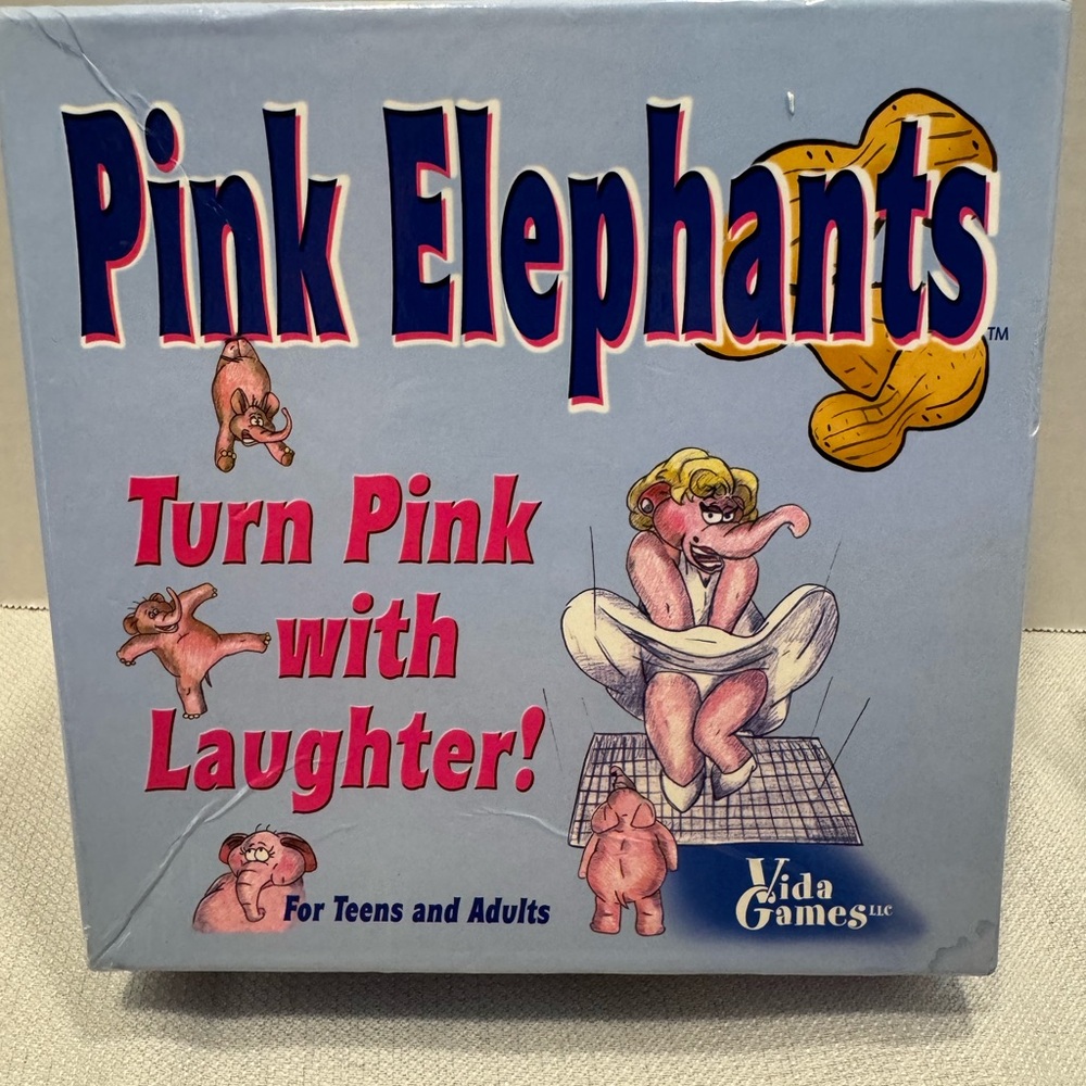 2004 Vida Games 'Pink Elephant' for Teens & Adults - 200 Nutty Cards